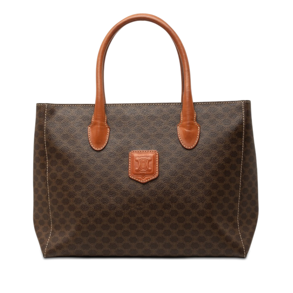 Pre-Loved Celine Macadam Coated Canvas Tote